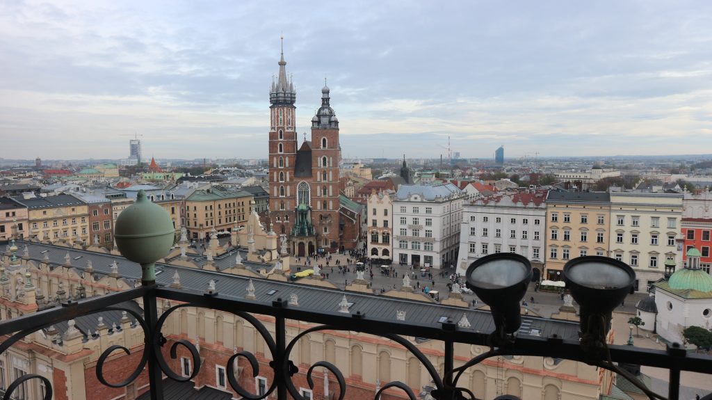 View from Town Hall Tower, Krakow