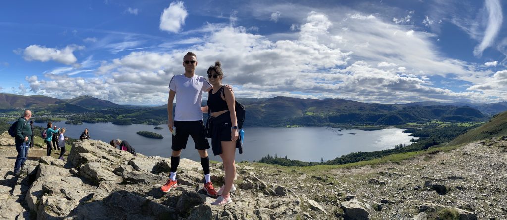 Emma and Michael, Lake District views