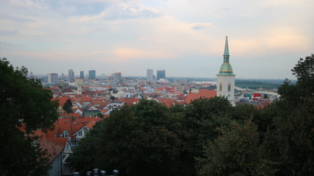 View of Bratislava from Bratislava Castle
