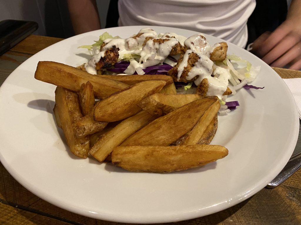 Peri peri chicken kebab - Cheviot Hotel Bellingham